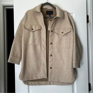 Women's Beige Wool Jacket